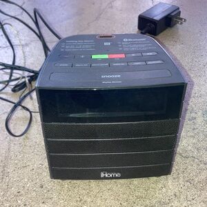 📲⏰🔊 Used iHome model HBN21 Bluetooth Alarm Clock 🔔📱🤳